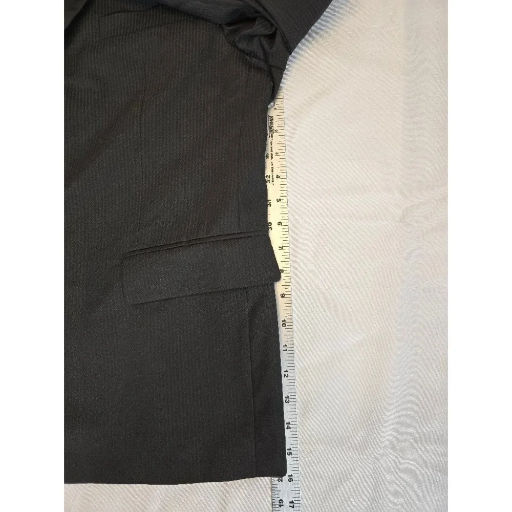 Michael Kors‎ Blazer Sport Coat Two Button Textured Black Size 44S